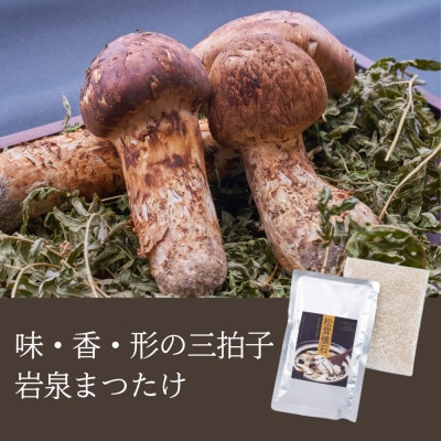 岩泉産松茸釜めし2合炊き(2〜3人前)手軽に「岩泉まつたけ」ブランドの松茸ご飯を!お米付きで簡単調理【1724113】