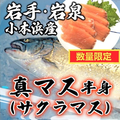 三陸小本産 真マス(サクラマス)半身【配送不可地域：離島】【1427514】