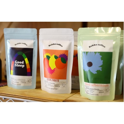 自家焙煎珈琲 SINGLE ORIGIN コーヒー豆　3種　100g×各1パック(計3パック)【1670087】