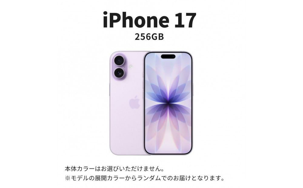 【ふるさと納税】【数量限定】Apple iPhone 17 256GB SIMフリー apple iphone アップル 携帯電話 スマートフォン 家電 中古 リユース 仙台市 新生活 日用品 仙台 宮城県
