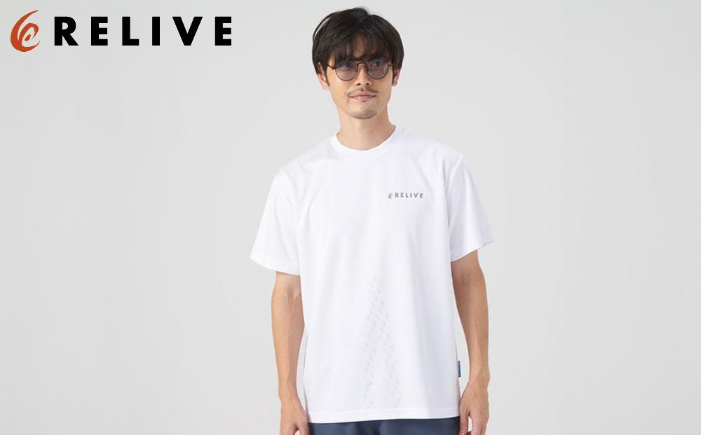 リライブスポーツ/半袖/ホワイト（LLサイズ）【ファッション 服 Tシャツ カットソー 衣料 トップス 人気 女 男 スポーツ ゴルフ ウェア アウトドア 仙台市 リラックス カジュアル シンプル トレンド 春 夏 秋 冬 メンズ レディース ユニセックス】
