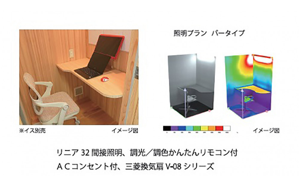 【ふるさと納税】ウッドラボType-S（パーソナルスペース）屋内用 国産 木造 大型 家具 個室 リモートワーク テレワーク