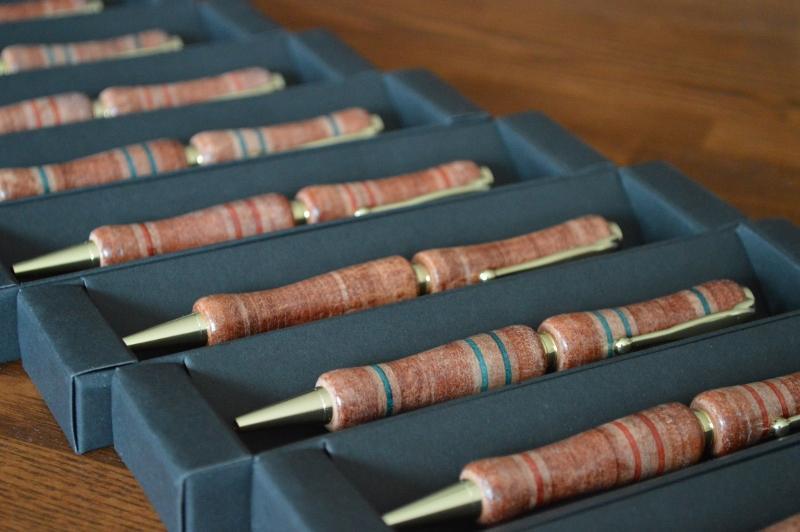 皮革工芸品 革ペン 積革技法でつくる回転式ボールペン　プレーン【文房具 ボールペン ペン 日用品 人気 おすすめ 】