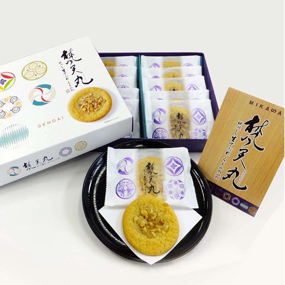 ゆべし詰合せと梵天丸のセット　【 お菓子 和菓子 和スイーツ お茶のお供 お茶うけ お茶菓子 くるみゆべし 化粧箱入り ソフトクッキー 手土産 お土産 】