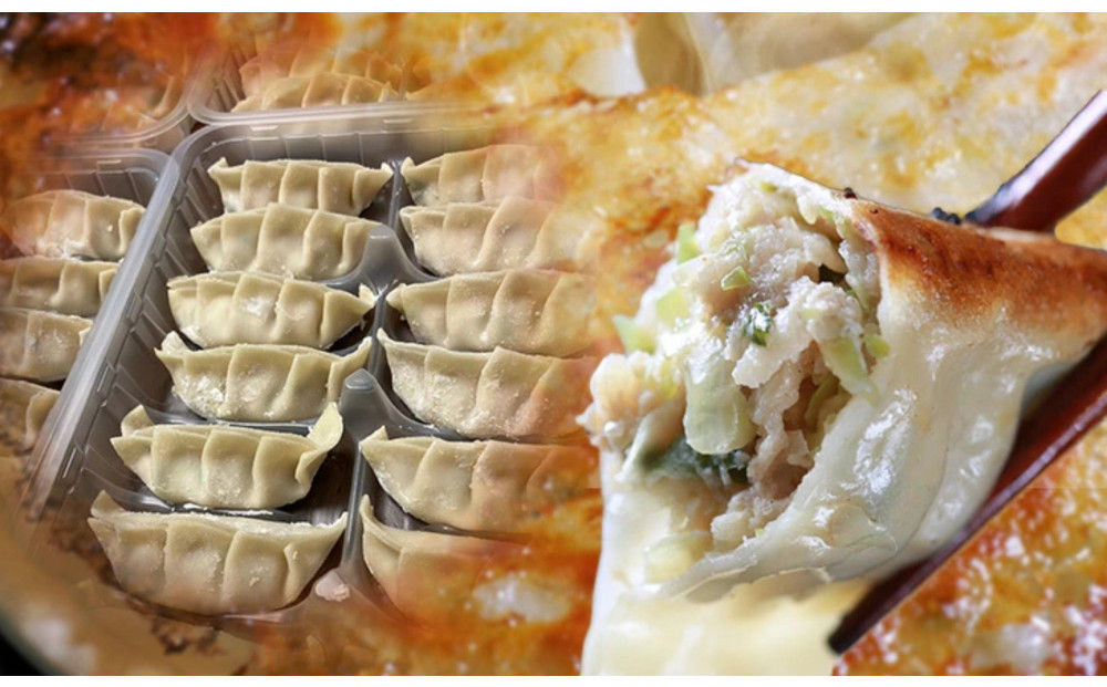 【ふるさと納税】鉄板餃子歩夢　手作り餃子　1kg（和豚もちぶた使用）