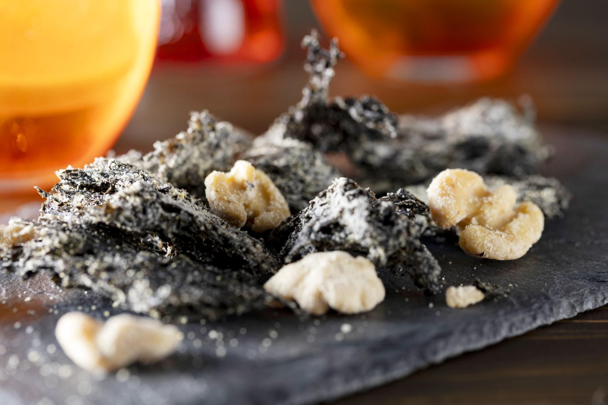 海苔とナッツの濃厚おつまみBARATZ（バラッツ） サワークリーム&オニオン 4個セット  【お菓子 スナック 菓子 おかし 食品 人気 おすすめ 】