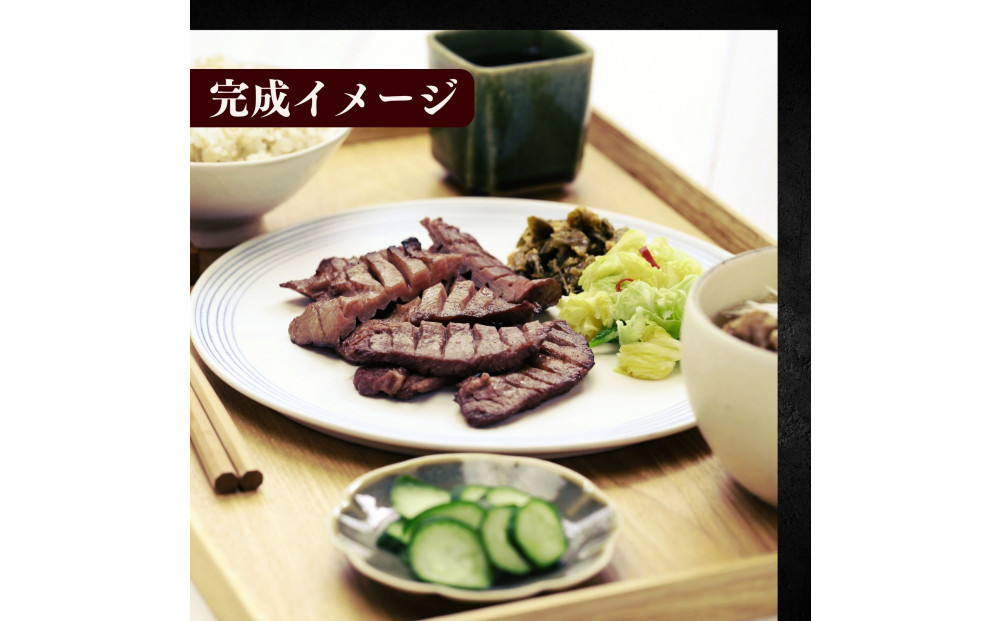 仙台名物の厚切り牛たん2種とサーロインステーキ2枚のギフトセット