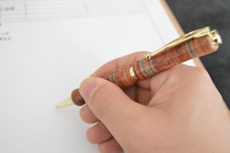 皮革工芸品 革ペン 積革技法でつくる回転式ボールペン　プレーン【文房具 ボールペン ペン 日用品 人気 おすすめ 】