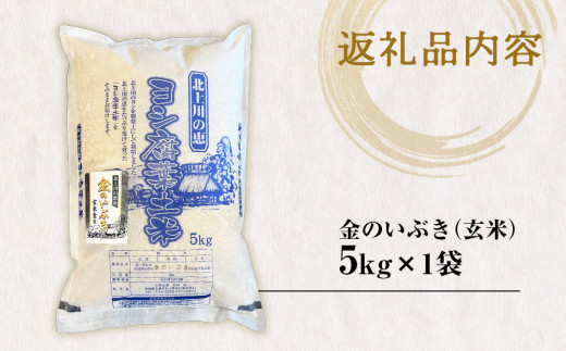 令和6年産 金のいぶき（玄米）5kg