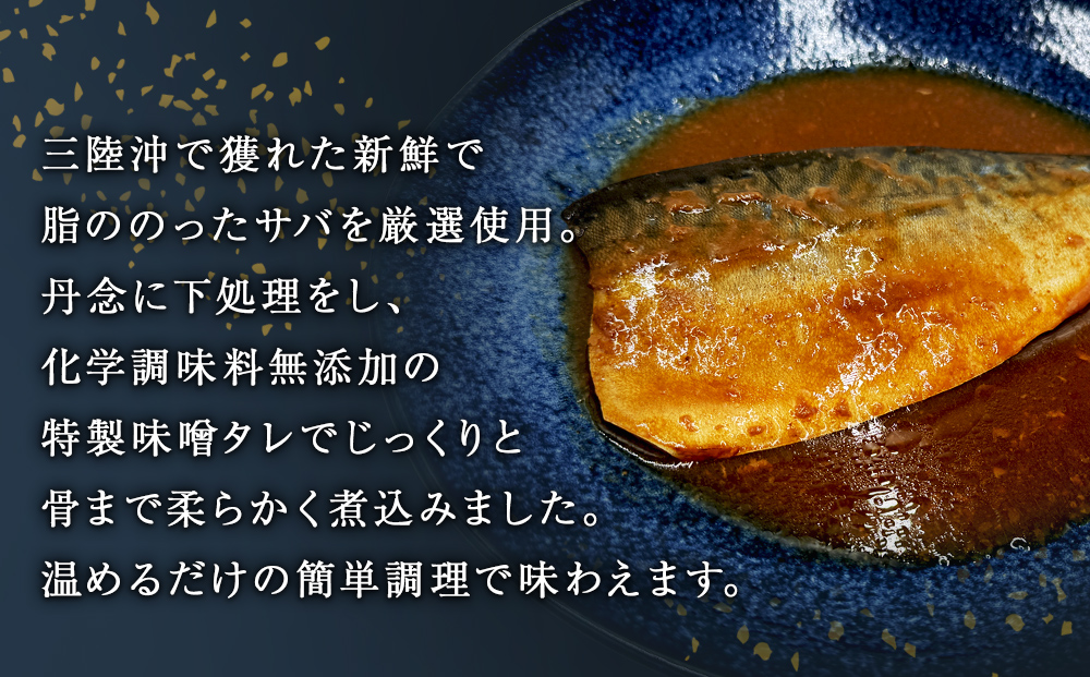 レトルト さば味噌煮フィーレ 5袋セット 和食 惣菜 化学調味料無添加
