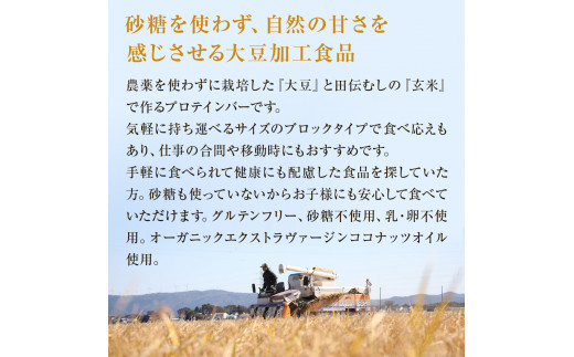 プロテインバー だいずばぁ 4種×3本入り グルテンフリー 砂糖不使用 国産原料