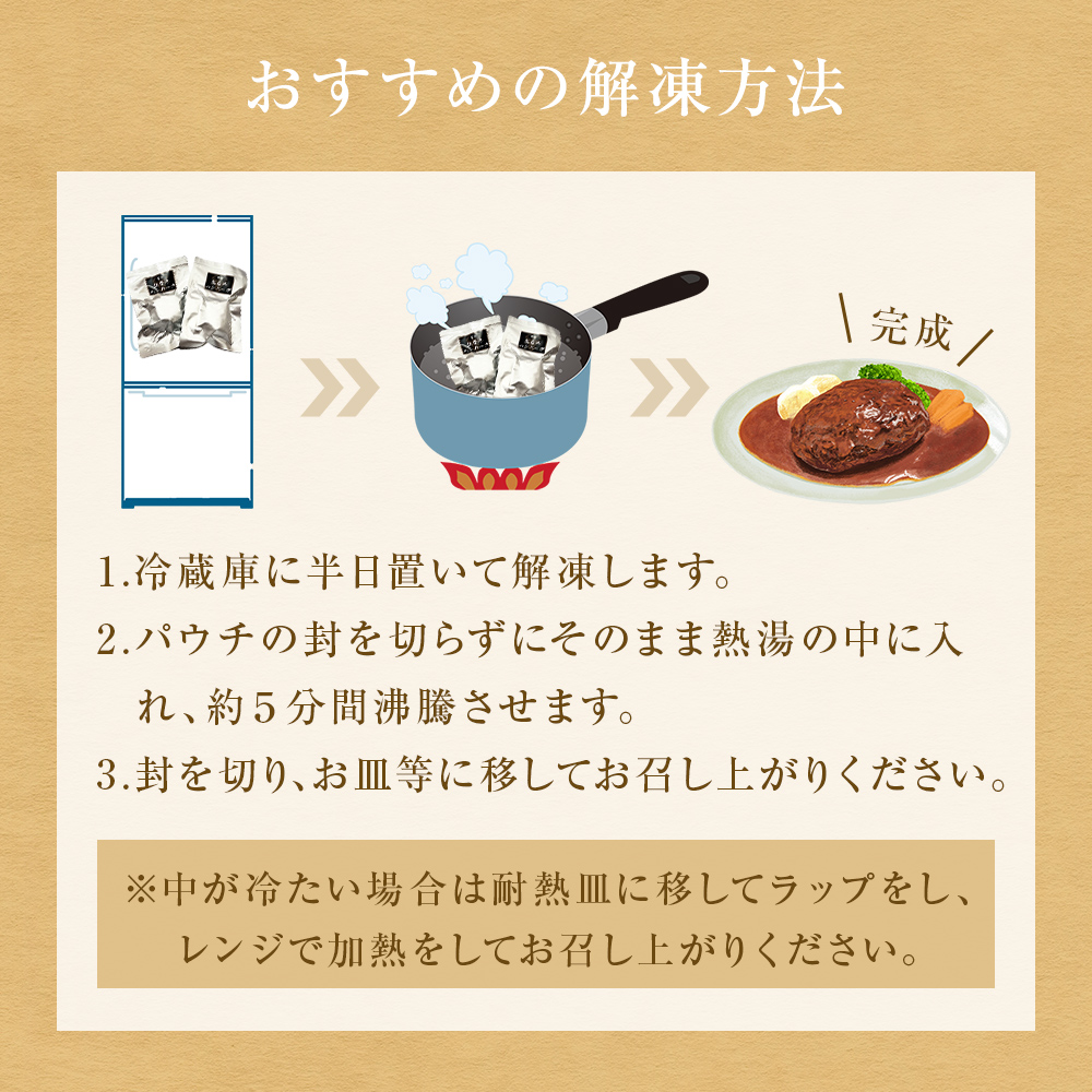 仙台牛 ハンバーグ  仙台牛ハンバーグ 150g × 5個 冷凍 個包装 デミグラス ソース レトルト 惣菜 おかず 夜ごはん 湯煎 レンジ 簡単料理 時短調理 ブランド 農産品 国産牛 和牛 美味しい 温めるだけ 贈り物 ギフト 送料無料 牛正 宮城県 石巻市