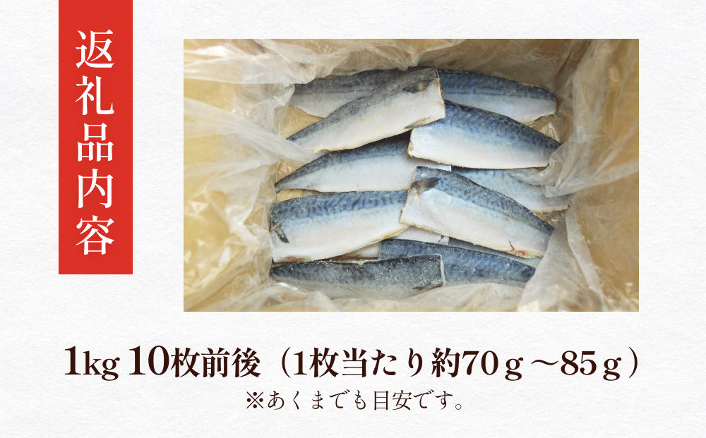 訳あり 塩サバフィーレ1kg（10枚前後） 鯖 冷凍 不揃い 魚 お魚 おかず お弁当 美味しい 簡単調理