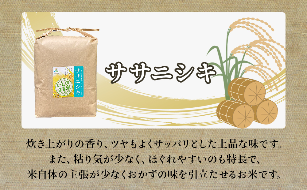 令和６年産 お米3銘柄食べ比べ 9kg  (3kg×3）米 精米 ササニシキ ひとめぼれ だて正夢 宮城県 石巻市 