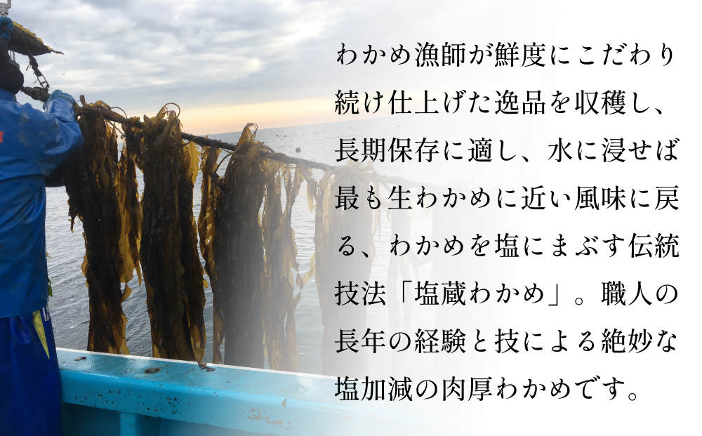 三陸産 塩蔵わかめ 900g（ 300g × 3袋 ） 塩蔵 肉厚 柔らかい わかめ ワカメ 国産 海藻 水産物