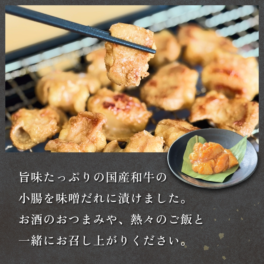 国産和牛 味噌 ホルモン 10P 味噌ホルモン 牛ホルモン 小腸 国産 宮城県産 味付 モツ 和牛 肉 お肉 牛肉 牛 内臓 宮城県 石巻市 