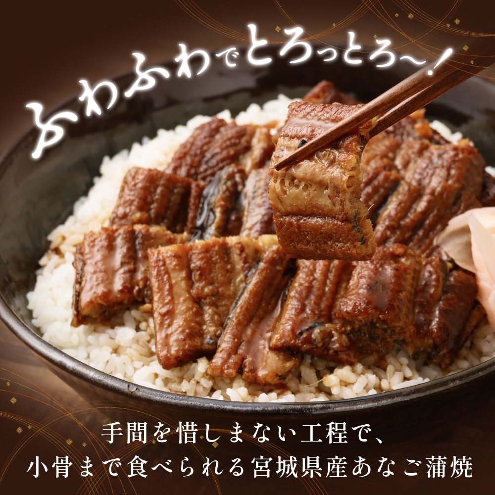 宮城県産 あなご 蒲焼 （1食）3パック入 冷凍 小分け 穴子 アナゴ 蒲焼き 魚 お魚 丼 寿司 おかず