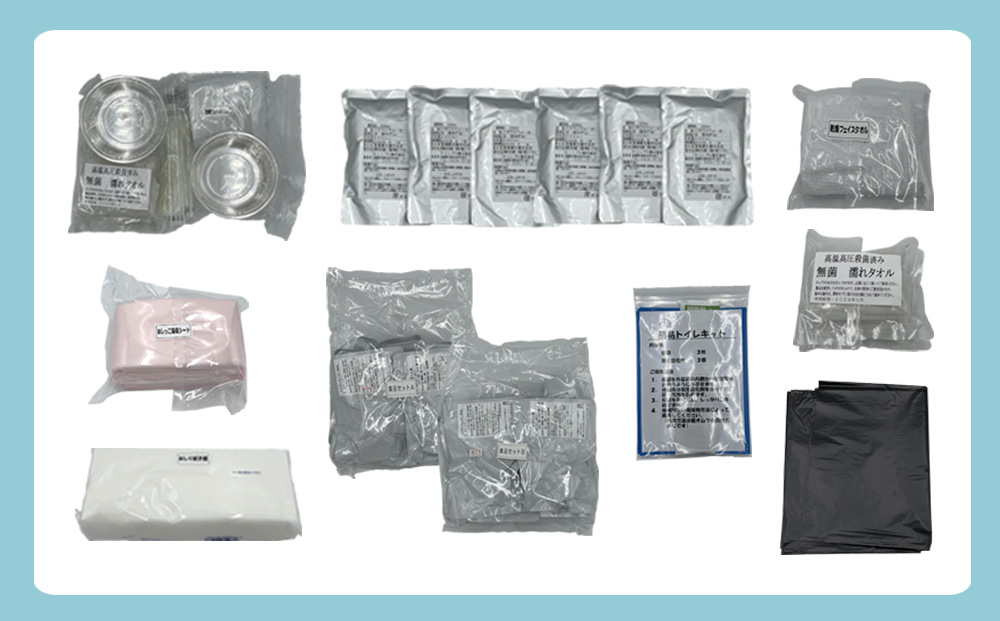 防災グッズ 非常時 おたすけ箱（1人3日分）4箱 防災グッズ 防災セット トイレ 水 備蓄 非常用 簡易 非常食 生活関連水 簡易トイレ 防災食 非常時持ち出し 避難グッズ 5年保存 長期保存 災害 石巻 宮城県 石巻市 送料無料 防災減災