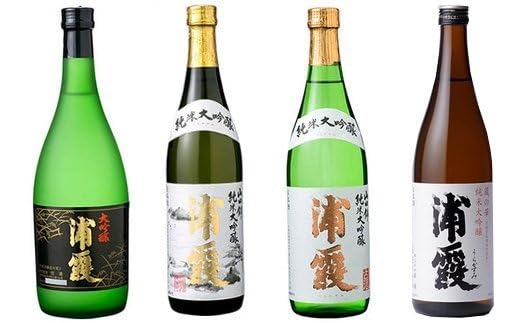 飲み比べ 日本酒 4種 浦霞 大吟醸 スペシャル 4本 (720ml×4) 地酒 純米大吟醸 純米大吟醸酒 大吟醸酒 日本酒 飲み比べセット お酒 酒 米 山田錦 浦霞 うらかすみ 四合瓶 720ml 宮城県 塩竈市 熊久商店
