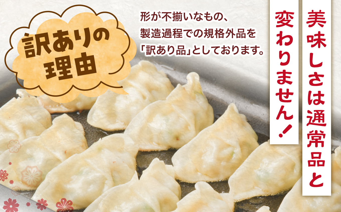【 スピード発送 】 訳あり 餃子 冷凍 本格 生餃子 50個 ( 10人前 ) 防腐剤 無添加 規格外 不揃い 大容量 急速冷凍 国産 豚肉 国産野菜 田子町ニンニク ｜ 味の匠 こだわり本格 簡易包装 宮城県 塩竈市 ぎょうざ ギョウザ お手軽 おかず 晩ごはん 惣菜 お取り寄せ 選べる 5000円 訳あり商品 ランキング r7-th00002