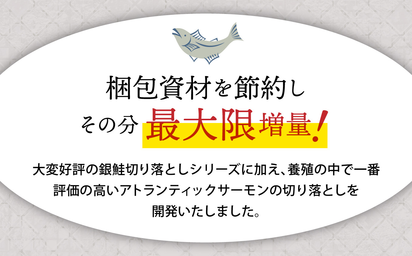 【訳あり】 鮭 無添加 銀鮭 1kg 骨取り 切り落とし 不揃い 規格外 アトランティックサーモン 冷凍 うす塩 塩釜水産食品 宮城県 塩竈市 魚介 | ss04203-n1
