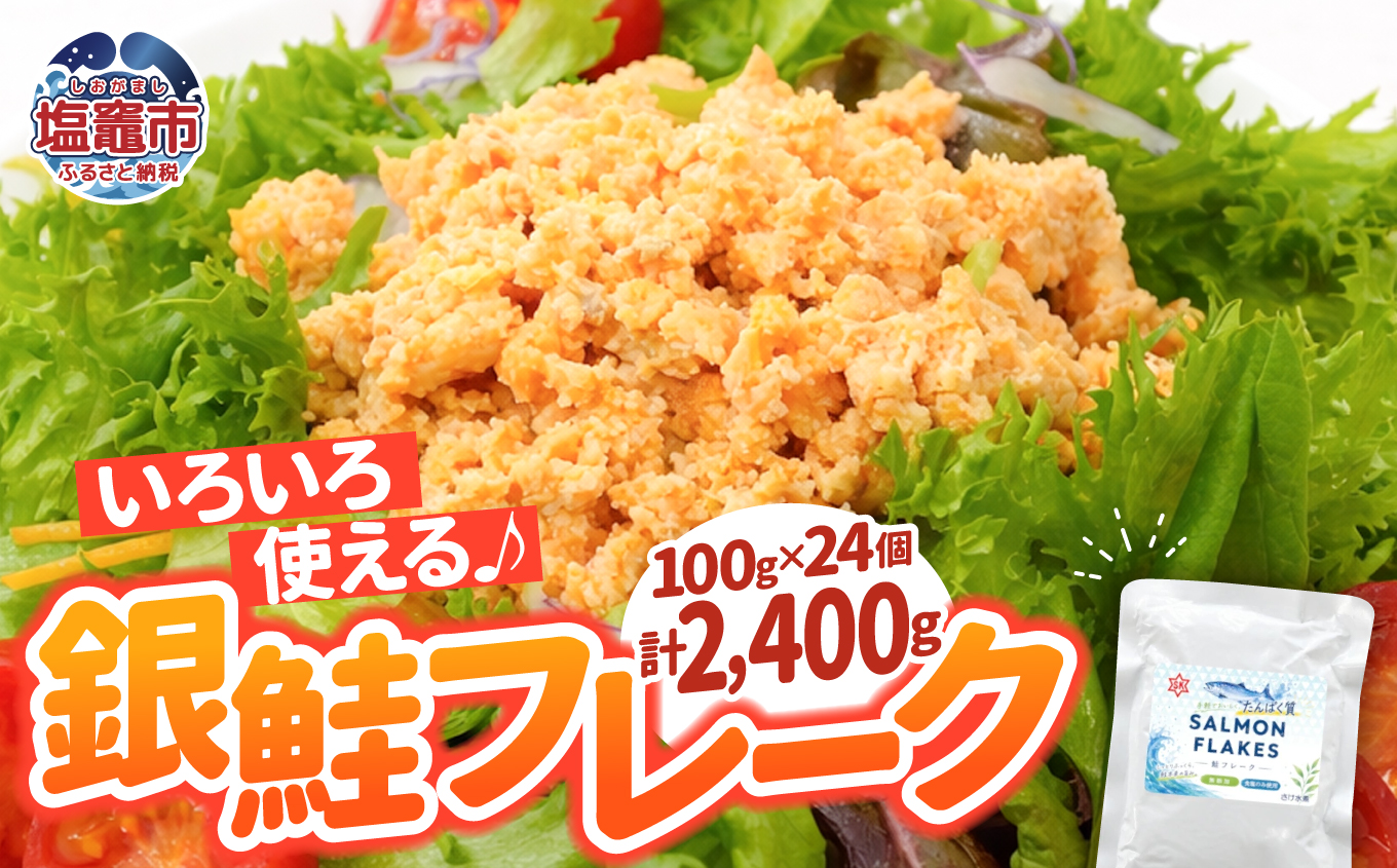 銀鮭 フレーク 100g×24入 | ss00024-100g24p