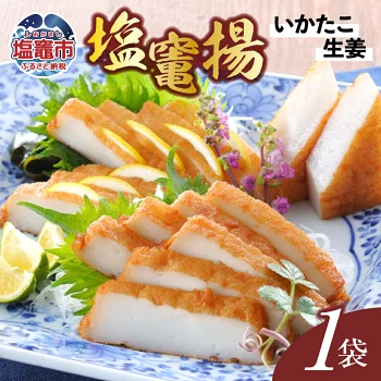 塩竃揚 いかたこ生姜 1袋 ｜ 揚げかまぼこ 揚げ蒲鉾 カネコ橋沼商店 すり身 蒲鉾 高たんぱく 低脂肪 ヘルシーフード 宮城県 塩竈市 kh00008-kh