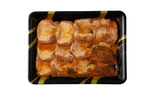 国産牛 黒タン 特選 味噌漬け ( 焼き肉用 ) 500g ｜ 国産 黒毛牛 牛肉 焼肉 さとう精肉店 塩竈市 宮城県 vsm5402185 4513684