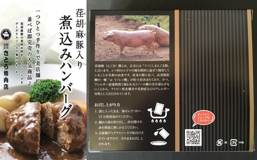 荏胡麻豚入り煮込みハンバーグ　 4530153