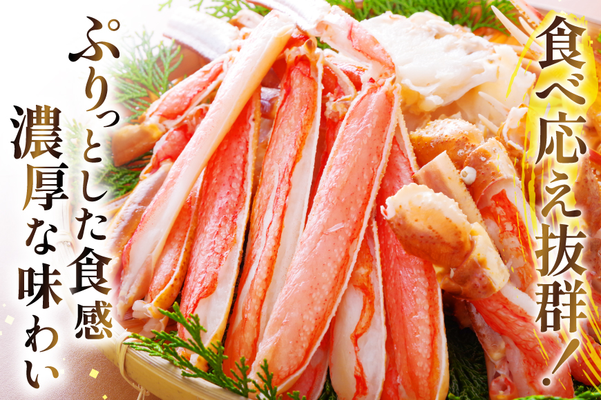 カット済 ずわいがに むき身セット 総重量1.5kg(750g×2p) かにしゃぶ かに鍋 正味重量1.2kg [カネダイ 宮城県 気仙沼市 20564319] かに カニ ずわいがに ずわい 蟹 棒 魚介 海鮮 ポーション