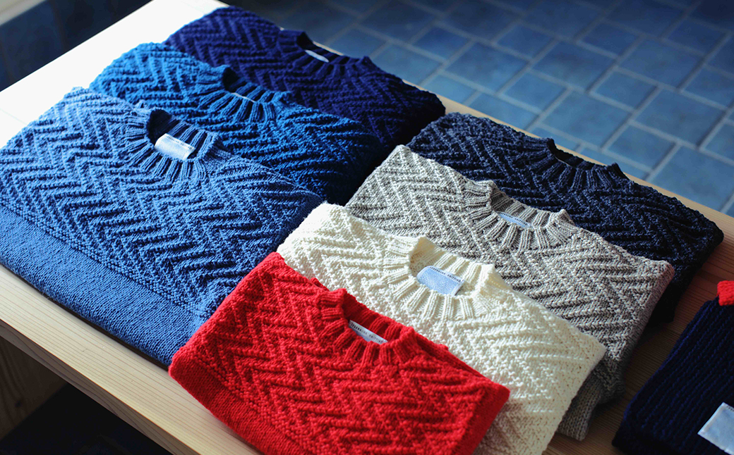 手編み セーター - ニット