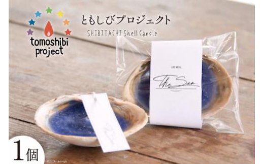 SHIBITACHI Shell Candle 1個 / ともしびプロジェクト / 宮城県 気仙沼市