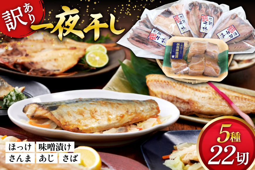 訳あり 干物 5種 5p [気仙沼市物産振興協会 宮城県 気仙沼市 20565738] 魚介類 魚 詰め合わせ セット 規格外 家庭用 訳アリ わけあり ひもの