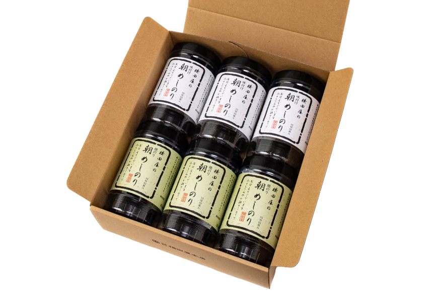 朝めしのり 2種×3 計6本セット [横田屋本店 宮城県 気仙沼市 20565090] 海藻 乾物 海苔 のり ノリ 焼き海苔 味付け海苔