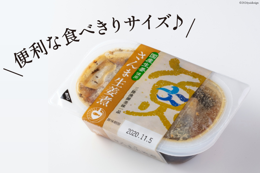 【箱買い】三陸漁師 美味一品 さんま生姜煮 100g×12パック 合計1.2kg [阿部長商店 宮城県 気仙沼市 20564095] 魚 魚介類 煮魚 惣菜 簡単調理 常温保存 小分け さんま サンマ 生姜煮