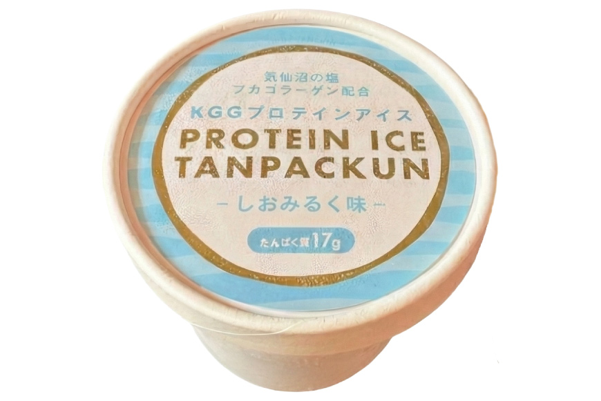 プロテインアイス あいすたんぱっくん しおみるく味 100ml × 6個 [KESENNUMA GOOD GOODS 宮城県 気仙沼市 20565965] アイス プロテイン 高タンパク コラーゲン 濃厚 塩 ミルク スイーツ デザート