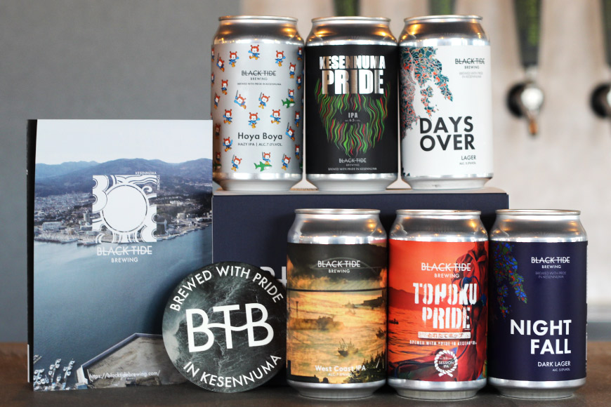 3回 定期便 BTB クラフトビール 6缶 セット【総計18缶】 [BLACK TIDE BREWING 宮城県 気仙沼市 20565981] 酒 ビール びーる 飲み比べ クラフト お酒 地ビール