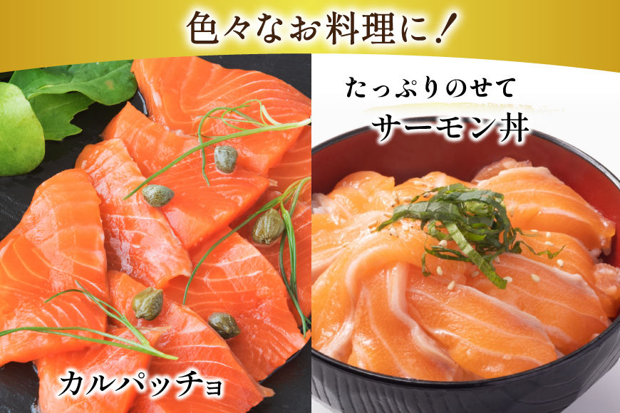 訳あり ノルウェー産 アトランティックサーモン 切り落とし おさしみ用 800g 160g×5p 個包装 [足利本店 宮城県 気仙沼市 20565990] 魚介 魚 サーモン さけ サケ 鮭 尾っぽ お刺し身 刺し身 刺身 冷凍