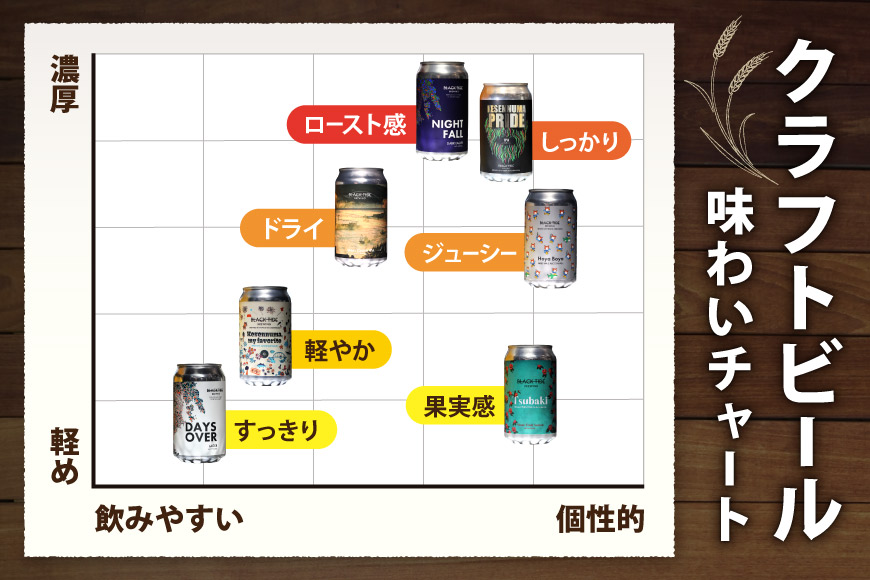 3回 定期便 BTB クラフトビール 6缶 セット【総計18缶】 [BLACK TIDE BREWING 宮城県 気仙沼市 20565981] 酒 ビール びーる 飲み比べ クラフト お酒 地ビール
