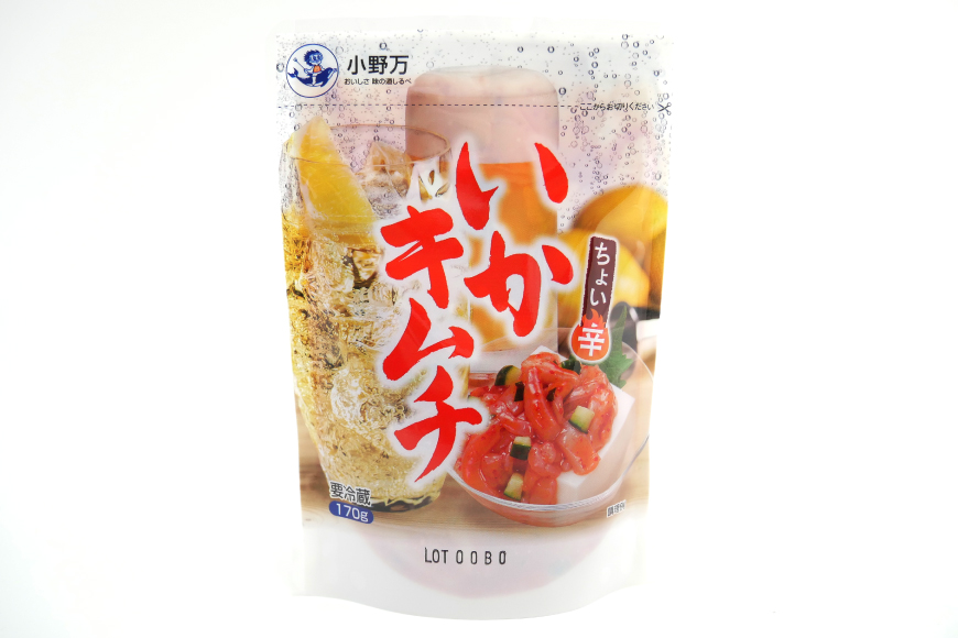 いかキムチ 170g 5個セット [小野万 宮城県 気仙沼市 20564594] イカ おかず おつまみ