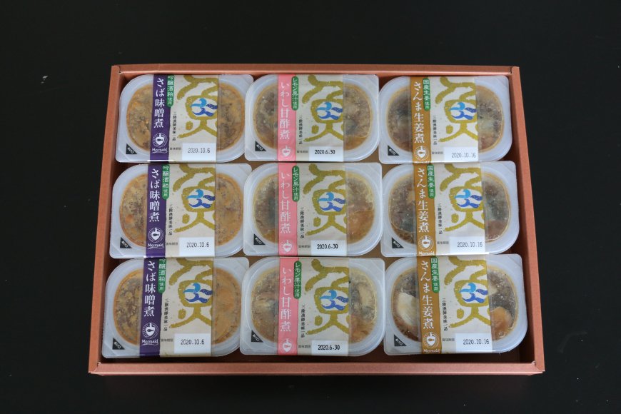 三陸漁師美味一品 詰め合わせ 3種×12P 計36P（さんま生姜煮・さば味噌煮・いわし甘酢煮） [阿部長商店 宮城県 気仙沼市 20563441] 魚 魚介類 煮魚 惣菜 簡単調理 常温保存 小分け さんま 生姜煮 味噌煮 甘酢煮 