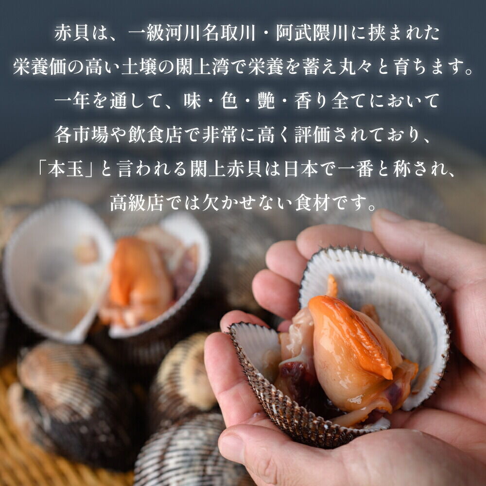 【 漁亭 浜や 】 水産庁長官賞 受賞 日本一と称される 閖上 赤貝の刺身 40g 高級食材 海鮮 魚介類 貝 [赤貝 刺身 閖上 本玉 水産庁長官賞 受賞 冷凍 40g とさかのり]