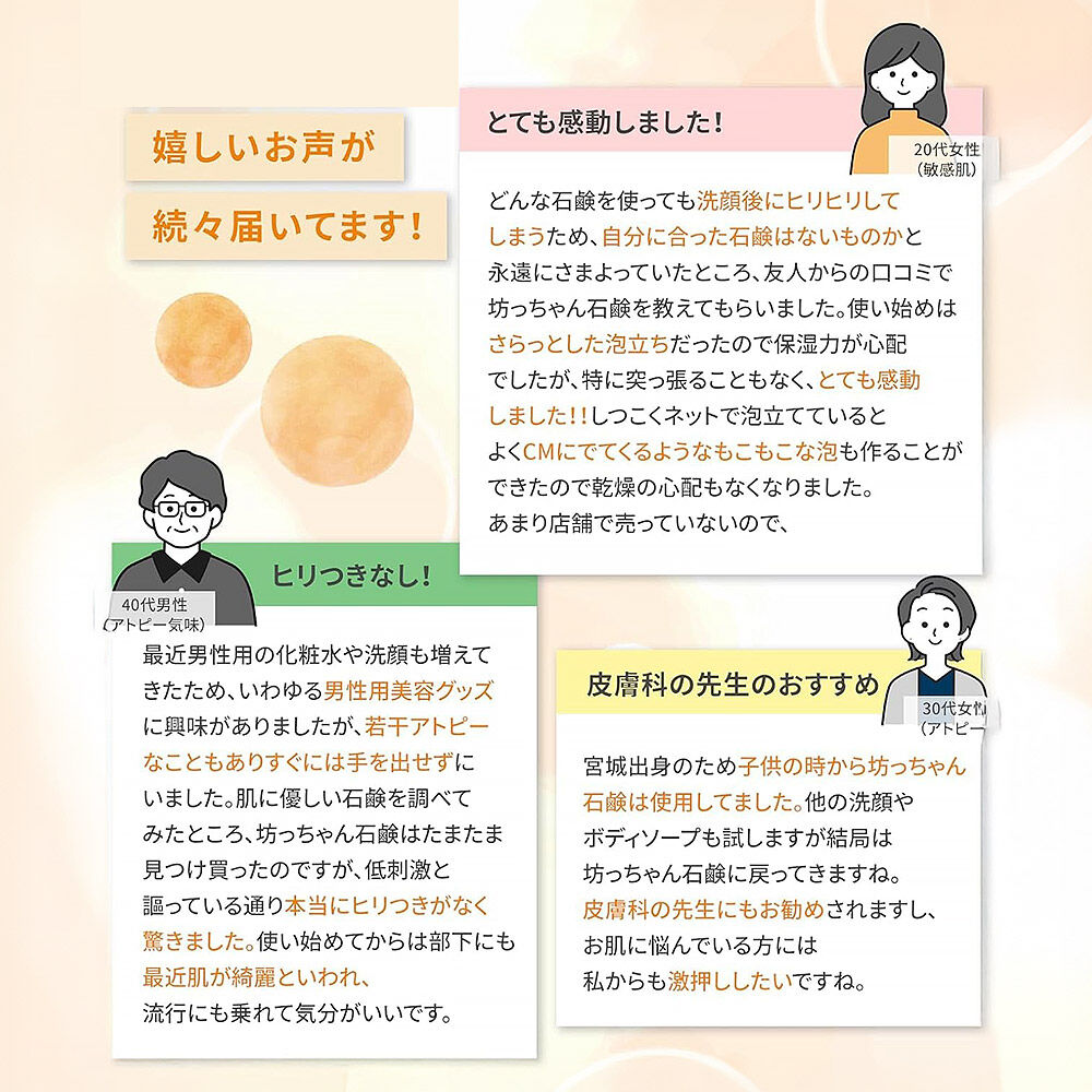 坊っちゃん石鹸 太郎 175g×1個 石鹸 無添加 [素肌を守って100年 ロングセラー製品]