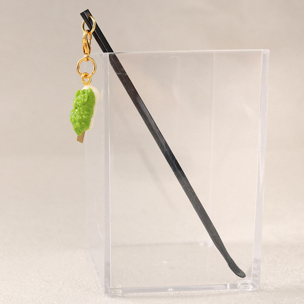 ずんだ餅耳かき ハンドメイド かわいいチャーム プレゼント・ギフト・手土産にも [ずんだ餅のかわいいチャームが付いた耳かき インテリアにも]