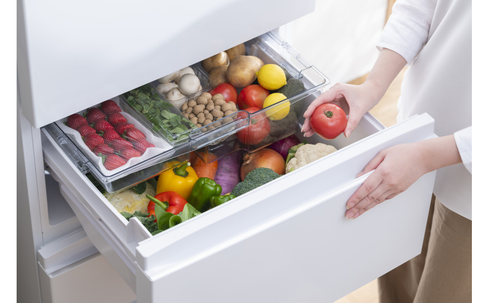 冷凍冷蔵庫 370L 自動製氷機能付 IRSN-I37A-W ホワイト