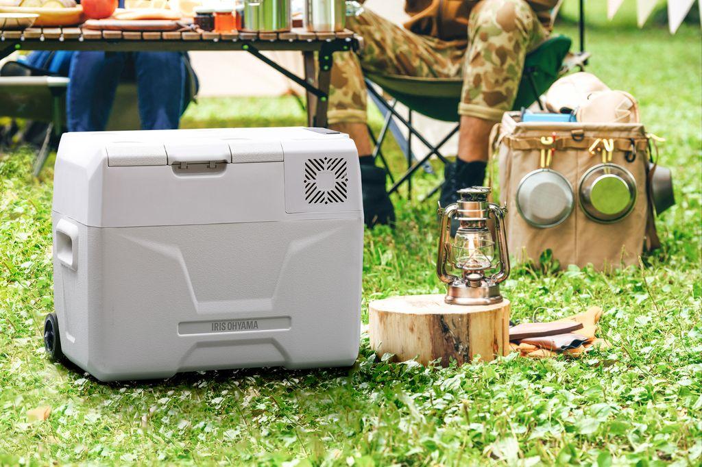 ポータブル冷蔵冷凍庫 40L 冷蔵庫 冷凍庫 DC電源 AC電源 USBポート アイリスオーヤマ 家電 アウトドア ポータブル サブ冷蔵庫 サブ冷凍庫 車載 フリーザー BBQ 小型冷蔵庫 小型冷凍庫 急速モード IPD-4B-W ホワイト