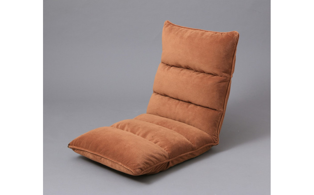 座椅子 イス フロアチェア 低反発 アイリスオーヤマ 14段階リクライニング 3点可動 リビング 弾力 低反発 もっちり 疲れにくい ZCR-2 ブラウン