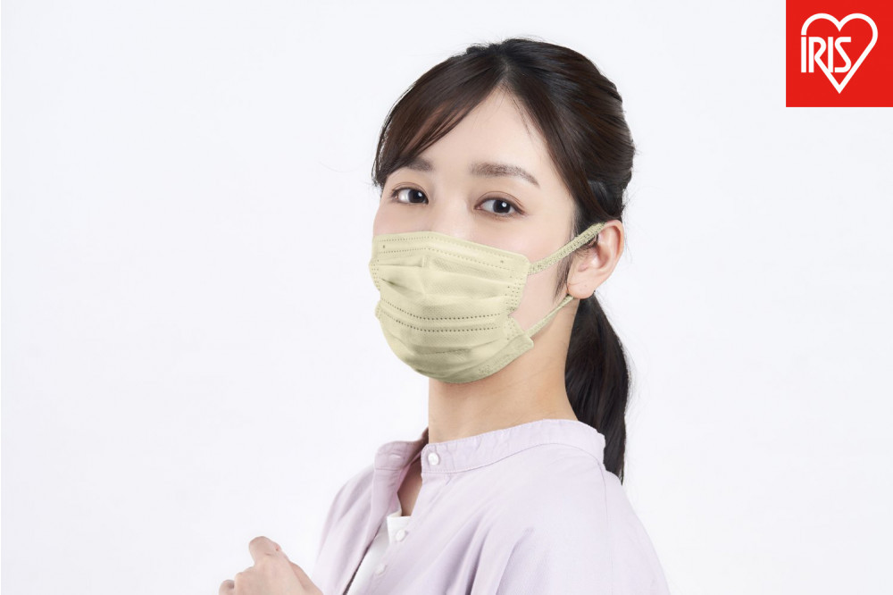 【30枚入り×4箱】マスク ナノエアーマスク ふつうサイズ ３０枚入 PK-NI30LXQ ペールベージュ