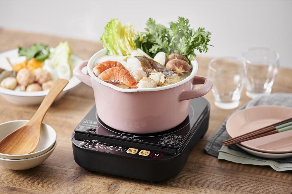 分離式量り炊きIHジャー炊飯器3合 RC-IM30-B ブラック 炊飯器 炊飯ジャー 3合 IH コンロ クッキングヒーター IH調理器 1口 量り炊き 2way 一人暮らし 1人 引っ越し 単身 アイリスオーヤマ