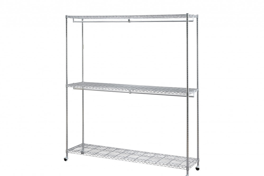 メタルシェルフワードローブ２段タイプ SEW2-1821BC